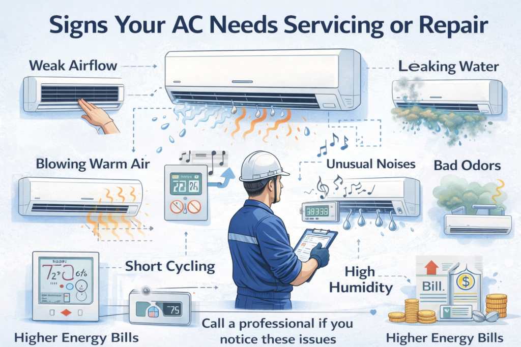 Signs-Your-AC-Needs-Servicing-or-Repair