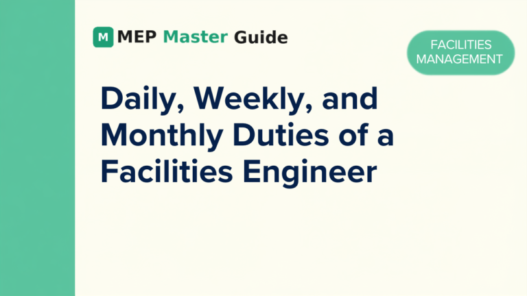 Daily-Weekly-and-Monthly-Duties-of-a-Facilities-Engineer