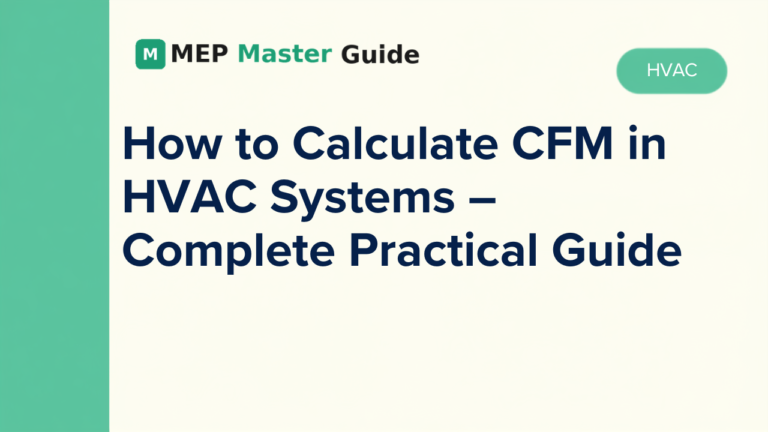 How-to-Calculate-CFM-in-HVAC-Systems-–-Complete-Practical-Guide