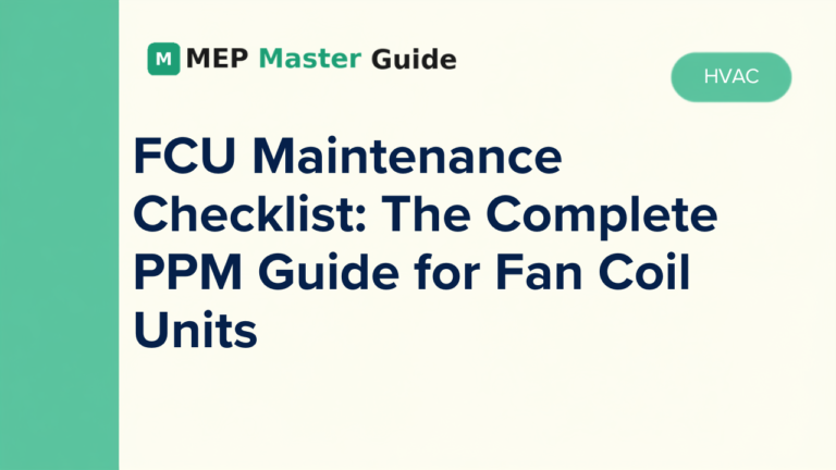 FCU-Maintenance-Checklist-The-Complete-PPM-Guide-for-Fan-Coil-Units