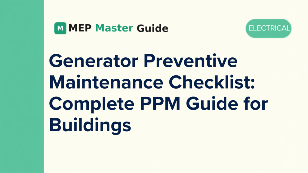 Generator-Preventive-Maintenance-Checklist-Complete-PPM-Guide-for-Buildings